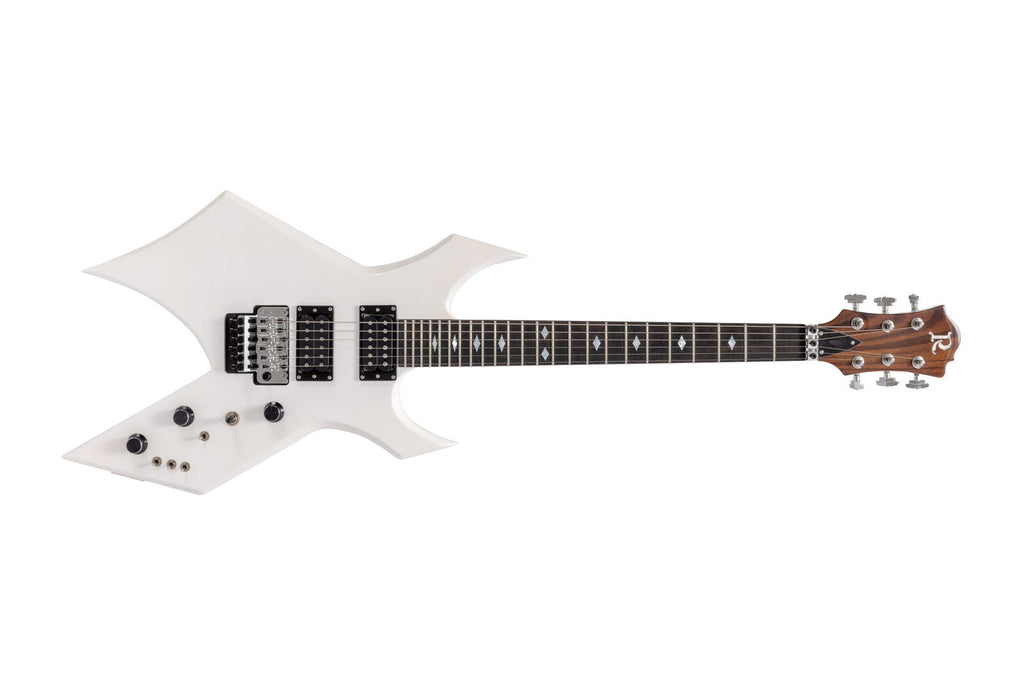 Warlock Standard Handcrafted with Floyd Rose by Quality One Development Store electric guitar in Glitter Rock White