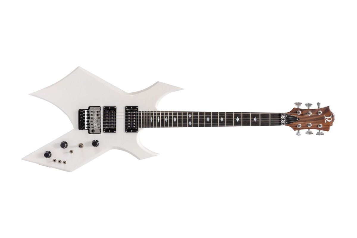 Warlock Standard Handcrafted with Floyd Rose by Quality One Development Store electric guitar in Glitter Rock White
