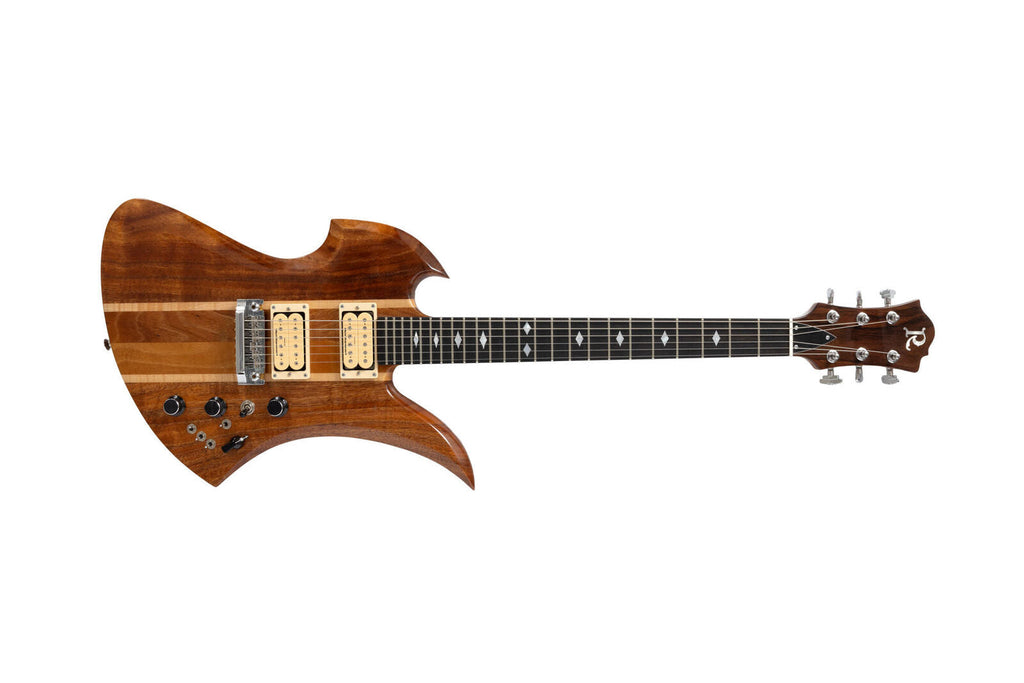 Mockingbird Standard Koa Handcrafted by Quality One Development Store guitar in Natural with ebony fingerboard