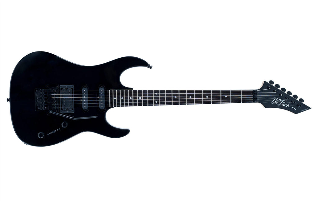 ST3 Retro II with Floyd Rose by Quality One Development Store electric guitar in black with Floyd Rose 1000 tremolo