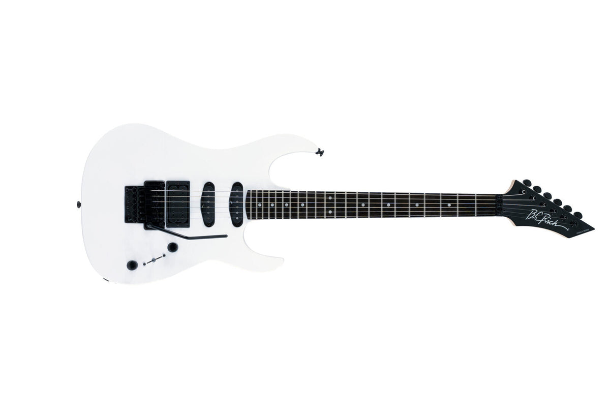 ST3 Retro II with Floyd Rose by Quality One Development Store electric guitar in white with bolt-on design
