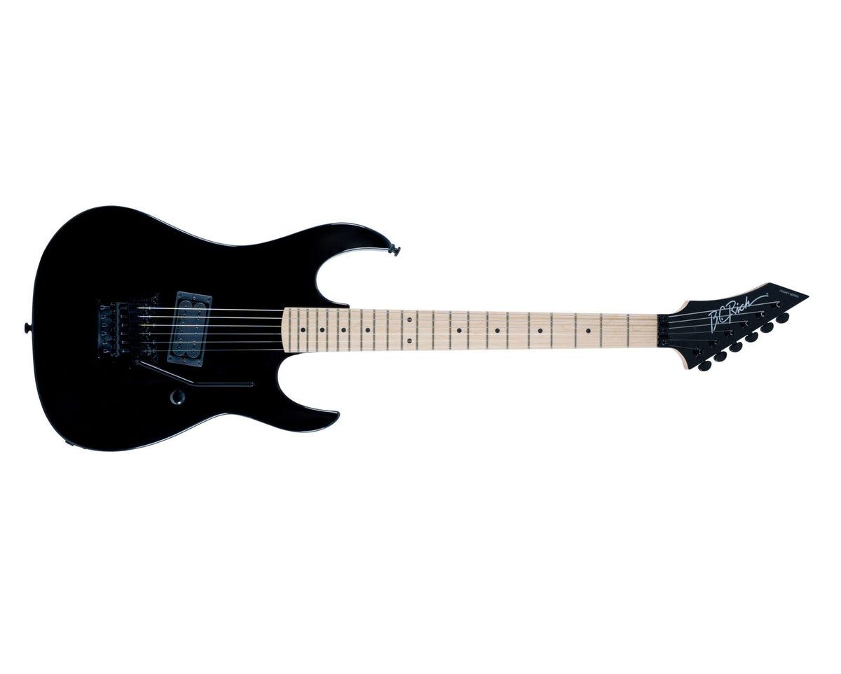 Gunslinger Retro II with Floyd Rose by Quality One Development Store electric guitar in black with Seymour Duncan SH6