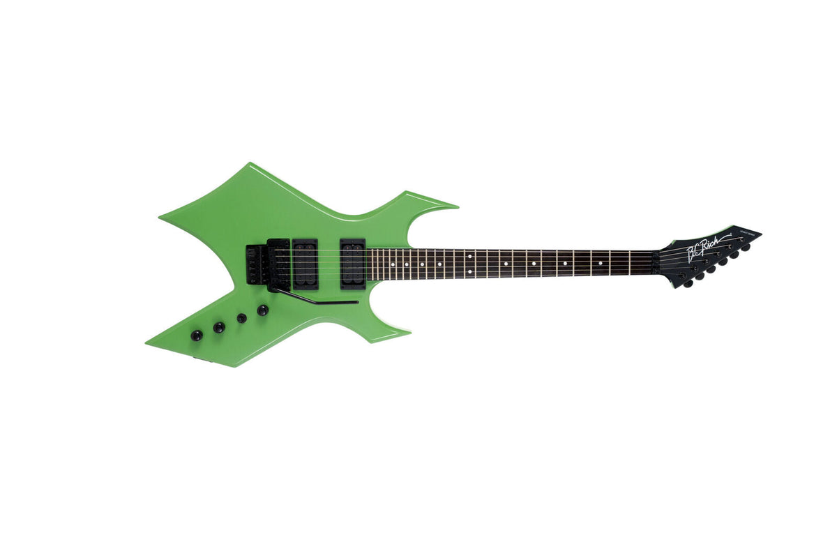 Warlock Legacy with Floyd Rose by Quality One Development Store electric guitar in green with 181 locking tuners