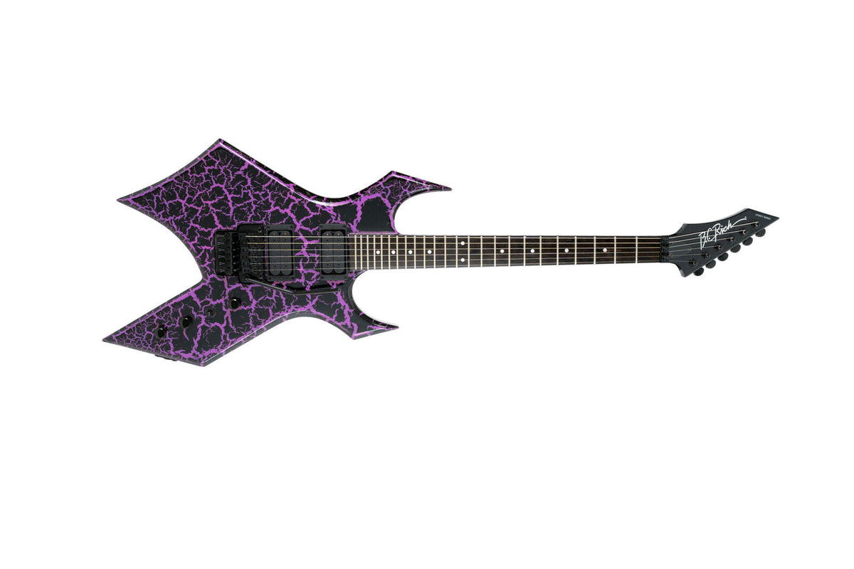 Warlock Legacy with Floyd Rose by Quality One Development Store electric guitar in Purple Crackle with locking tuning machines