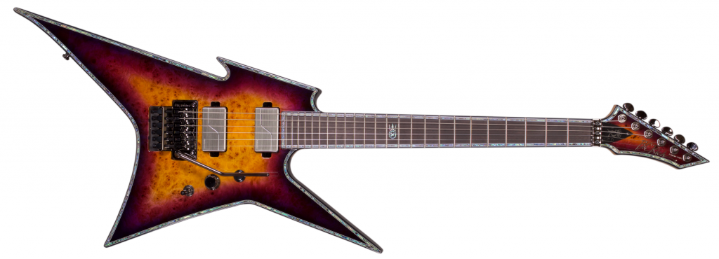 Ironbird Extreme Exotic with Floyd Rose by Quality One Development Store electric guitar in Purple Haze with neck-through design