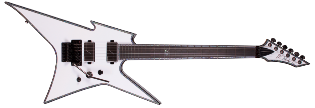 Ironbird Extreme with Floyd Rose by Quality One Development Store electric guitar in Matte White with shredzilla deep cut neck heel