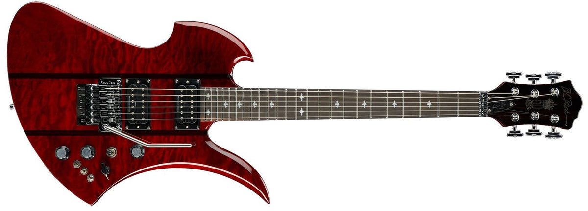Mockingbird Legacy ST with Floyd Rose by Quality One Development Store in Transparent Red with 5-position varitone knob