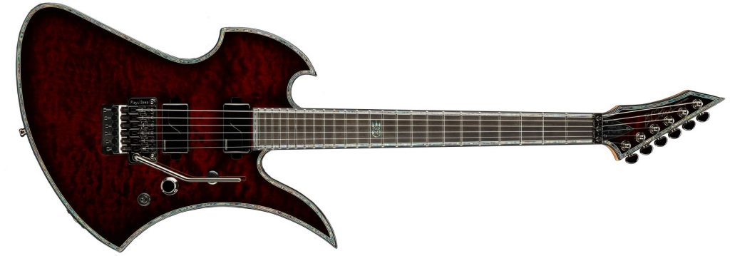 Mockingbird Extreme Exotic with Floyd Rose by Quality One Development Store electric guitar in Black Cherry with Floyd Rose bridge