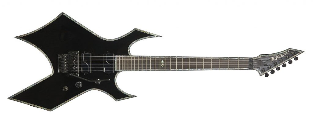 Warlock Extreme with Floyd Rose by Quality One Development Store electric guitar in Black Onyx with USA made pickups