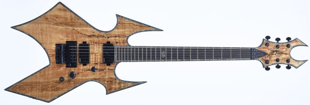 Warbeast Extreme Exotic with Floyd Rose by Quality One Development Store electric guitar in Spalted Maple with USA-made pickups