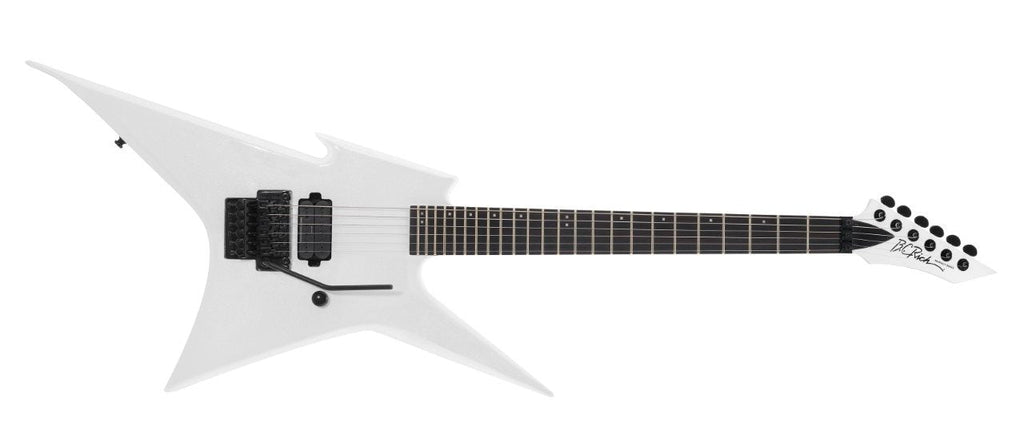 Ironbird Prophecy MK2 with Floyd Rose by Quality One Development Store electric guitar in White Pearl with black hardware