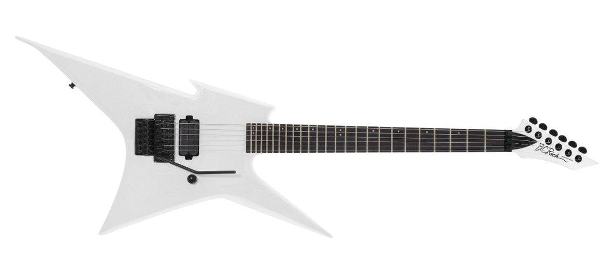 Ironbird Prophecy MK2 with Floyd Rose by Quality One Development Store electric guitar in White Pearl with black hardware