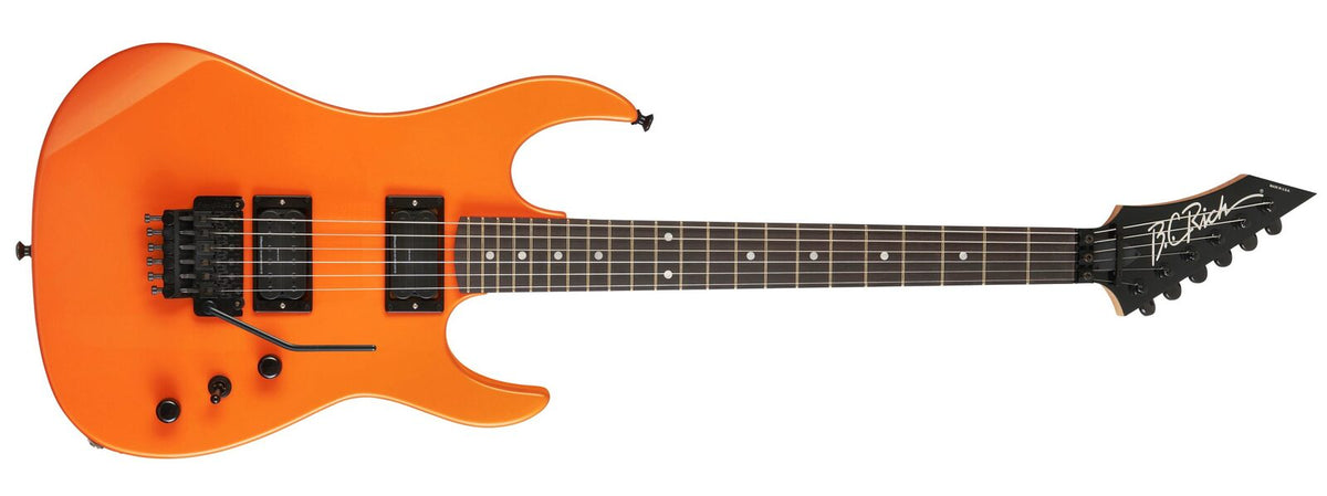 ST Legacy USA by Quality One Development Store electric guitar in Orange Pearl with Floyd Rose Original tremolo