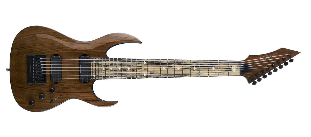 Shredzilla 8 Prophecy archtop electric guitar by Quality One Development Store in Walnut with EverTune II bridge system