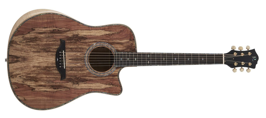 B.C. Rich Prophecy Series Acoustic Cutaway by Quality One Development Store in Spalted Maple with satin neck finish