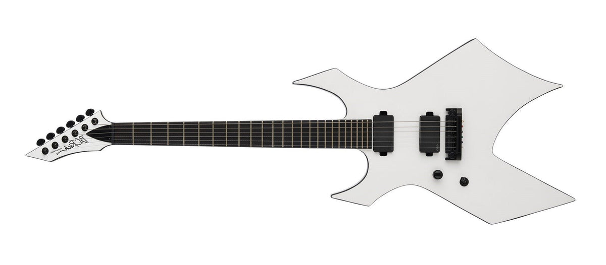 Warlock Prophecy with Quad Bridge Left-Handed by Quality One Development Store electric guitar in Gloss Black